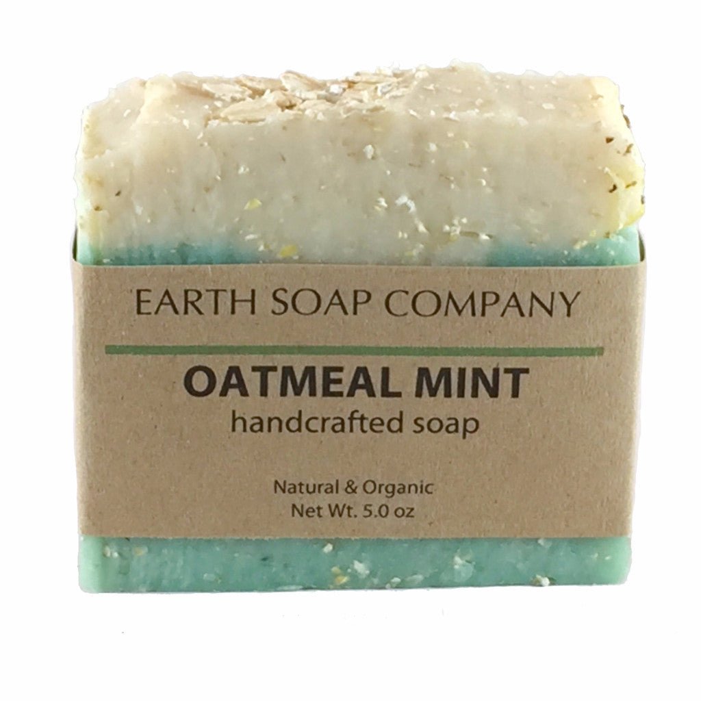 Artisan Handcrafted Oatmeal Mint Soap