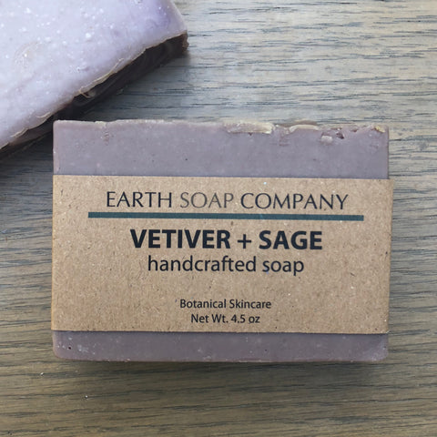 Vetiver + Sage Soap